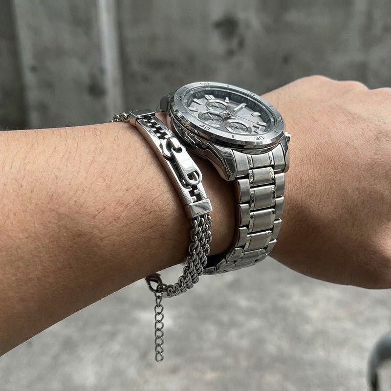 Bent Piece – Design – Zipper Shape Bracelet