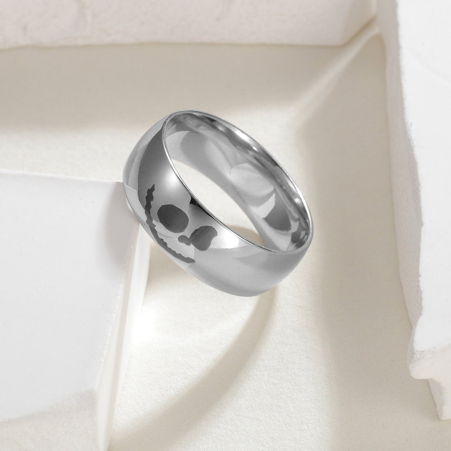 Planderful Skull Couple Ring Stainless Steel Him And Her