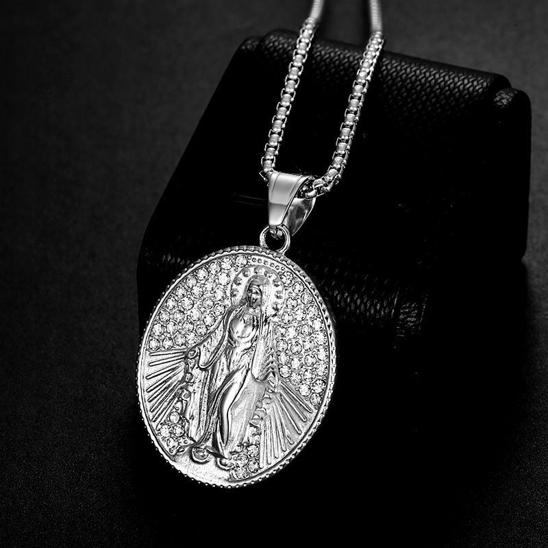 Punk Hip-Hop Stainless Steel Pendant Necklace