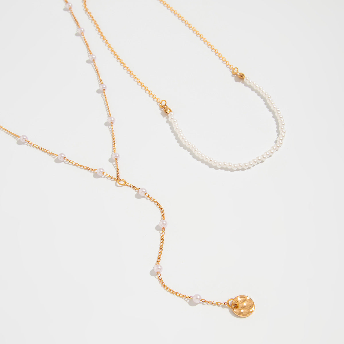 Planderful Vienna Verve Necklace – Elegant Multi-Layer Design with Water Drop Sequins