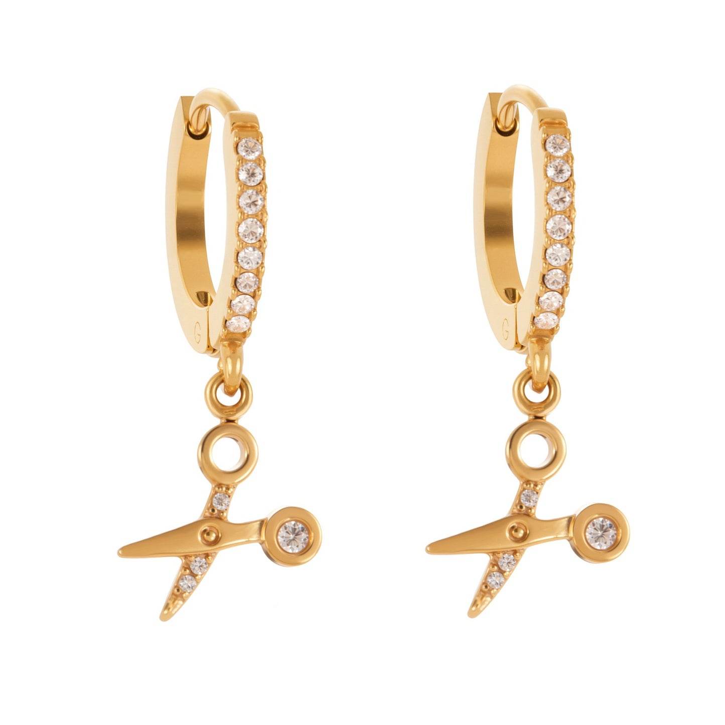 Planderful Zircon Earrings Exquisite Gold Plated For Women