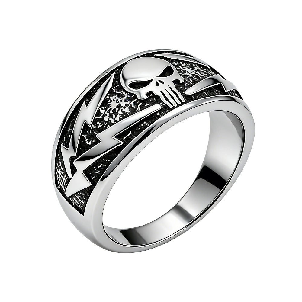 Titanium Steel Vintage-Inspired Ring