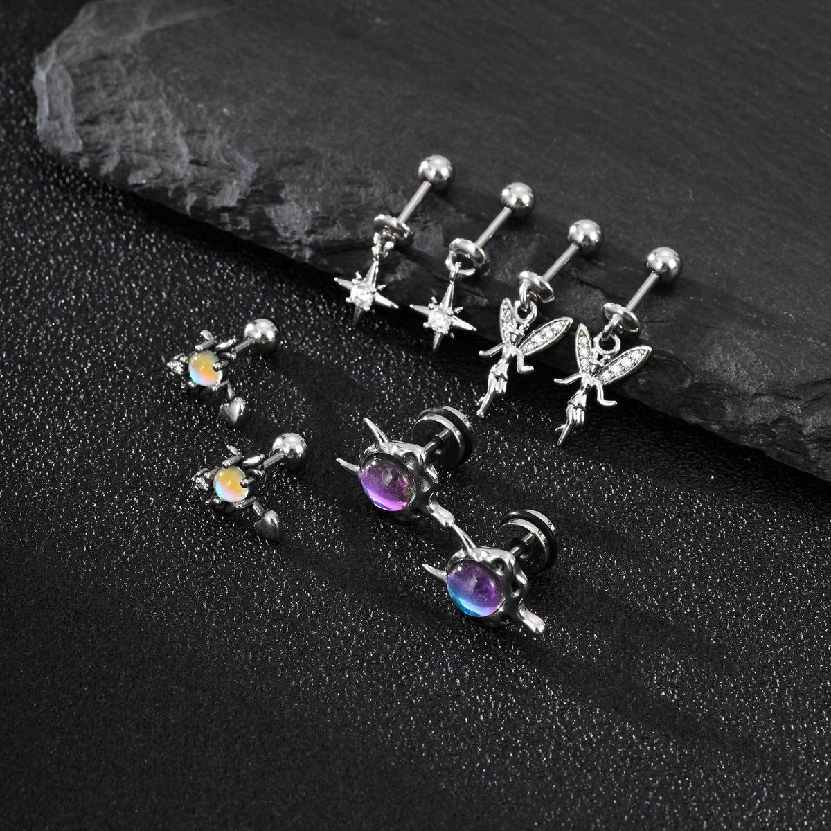 Stainless Steel Single Earring