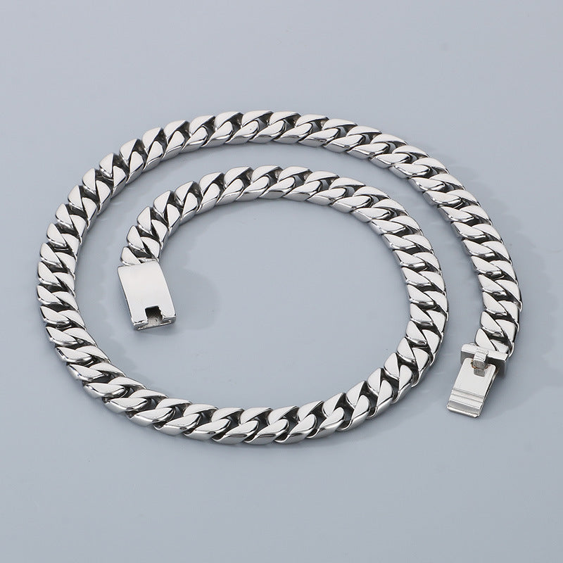 Hipster Dopamine Bracelet And 12mm Cuban Chain For Men