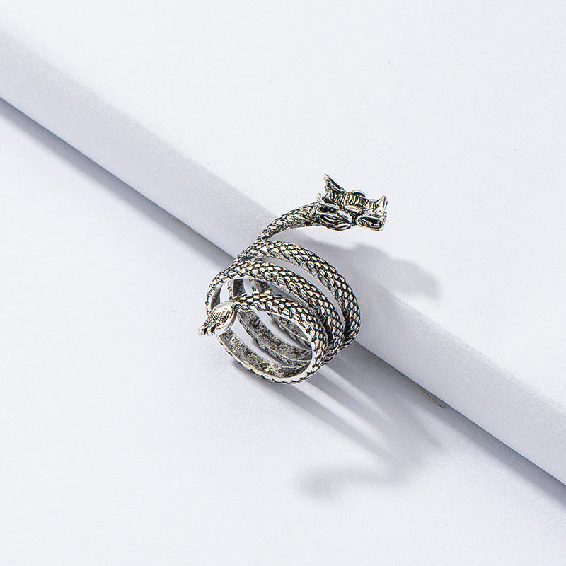 Antique Loong Ring - Exquisite Handcrafted European Jewelry