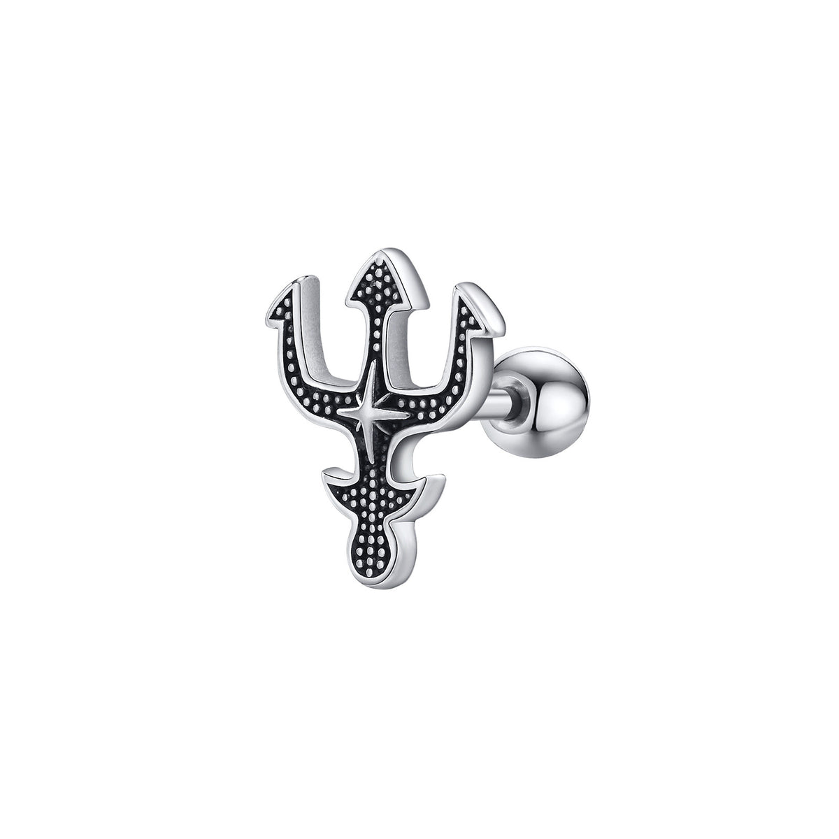 Modern Stainless Steel Earring — Single