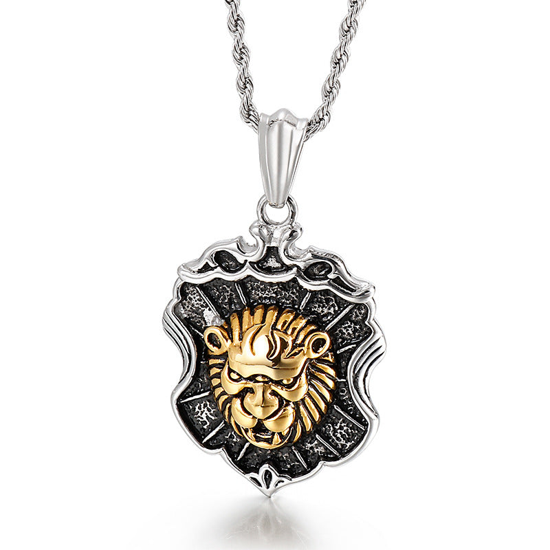 European Skull & Dragon Bullet Pendant for Men