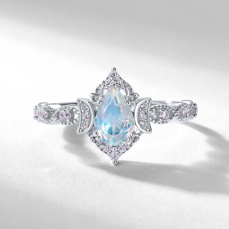 Planderful Everyday Genie Ring – Light Luxury Blue Moonlight Silver