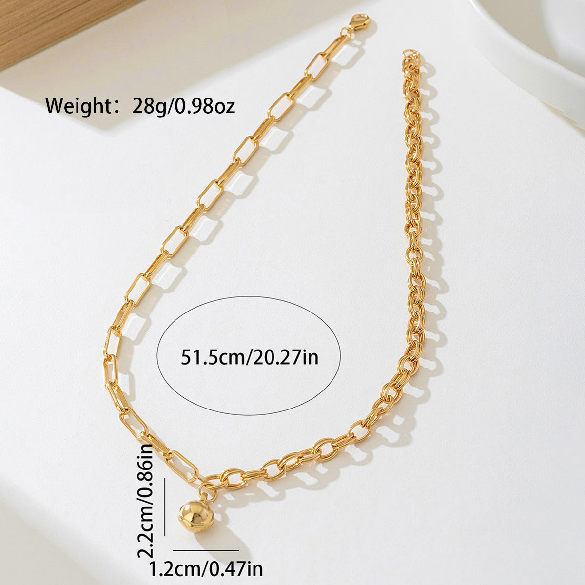 Planderful Vienna Verve Necklace – Elegant Double-Spell Chain Design