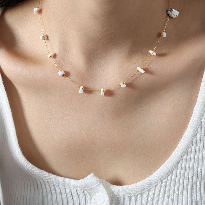 Tiger's Eye Handmade Necklace with Simple Design - High-End Women's Jewelry