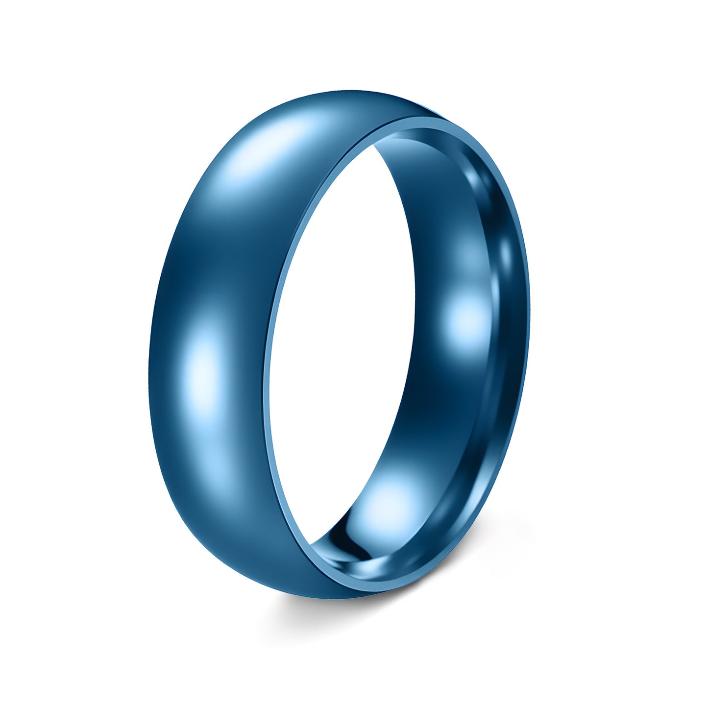 Planderful Stainless Steel Ring Unisex 6mm Minimalist Durable Everyday Wear For Men And Women