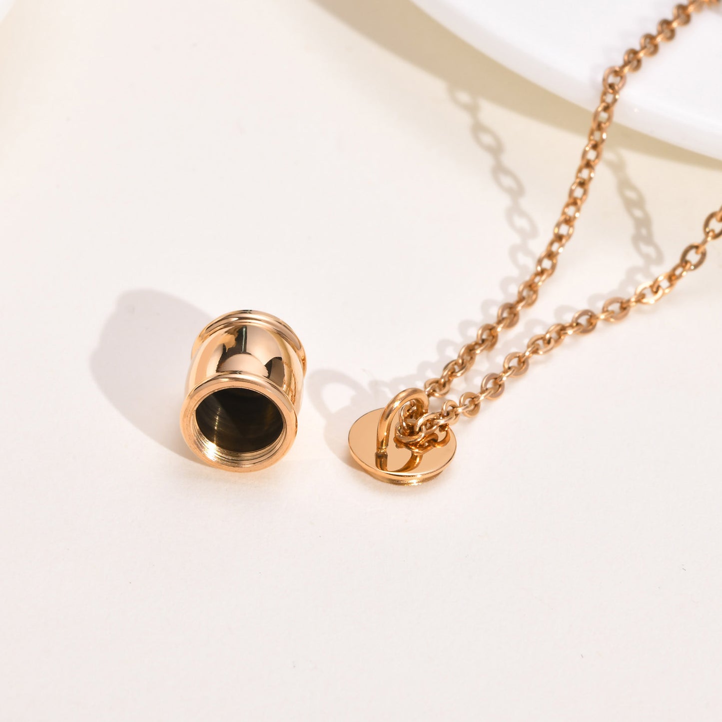 Cross-Border Jewelry Commemorative Pendant Necklace Small Jar Urn