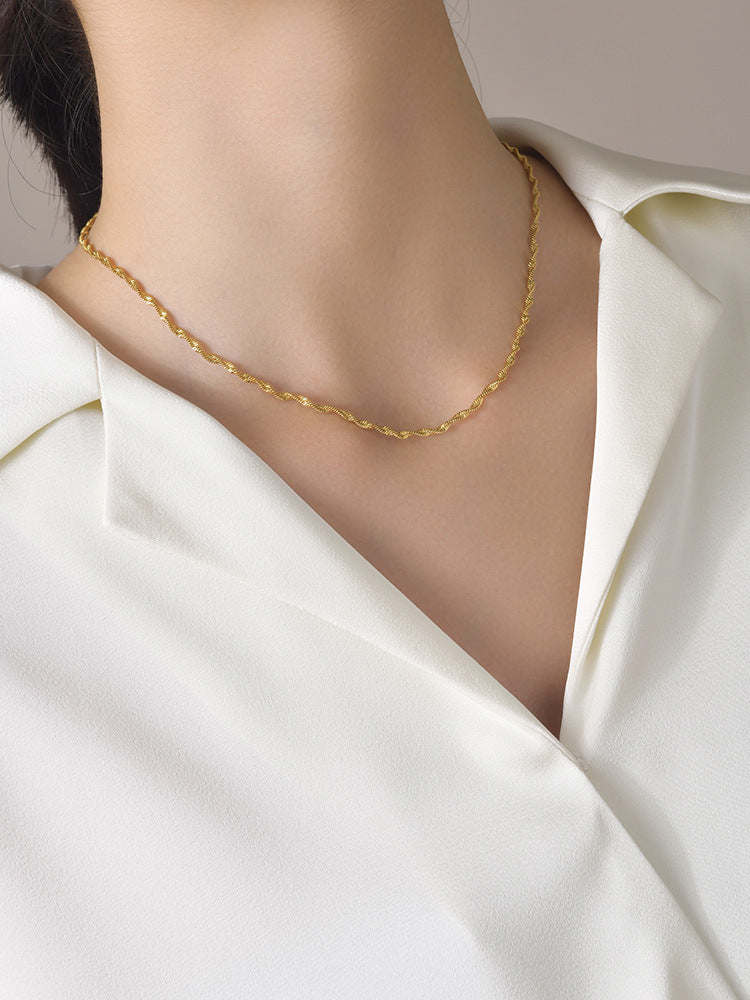 Titanium Steel Necklace Ins Wind Lady Jewelry Elegant Chain