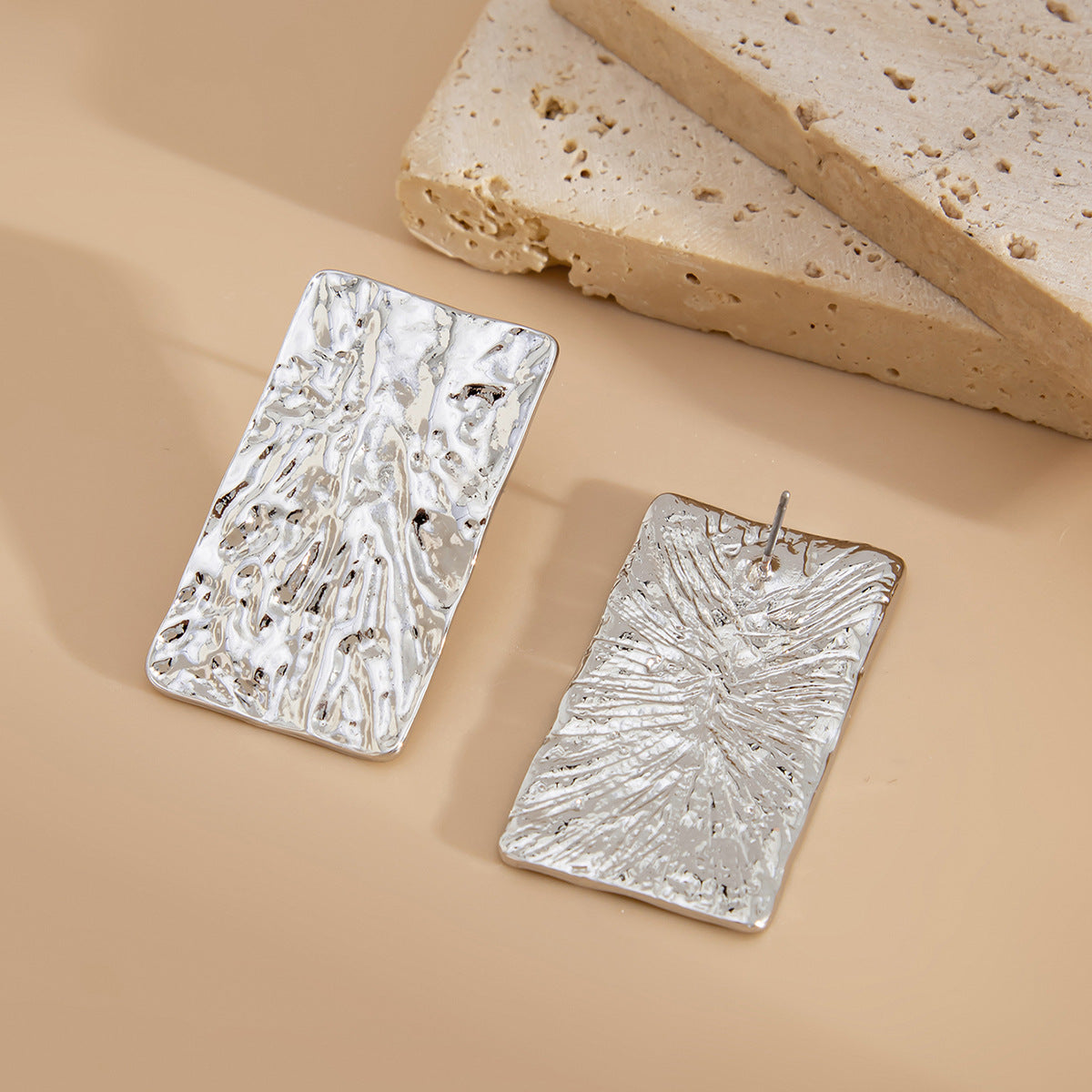 Planderful Vienna Verve Earrings – Elegant Irregular Geometric Design