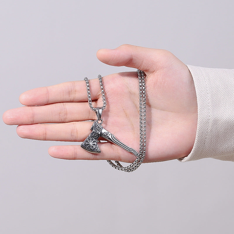 Steel Necklace - Vintage Men's