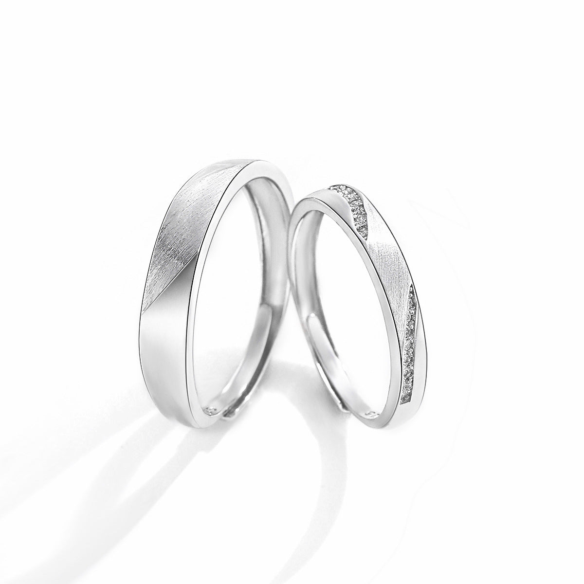 Planderful Everyday Genie – S925 Sterling Silver for the Rest of Your Life Couple Ring