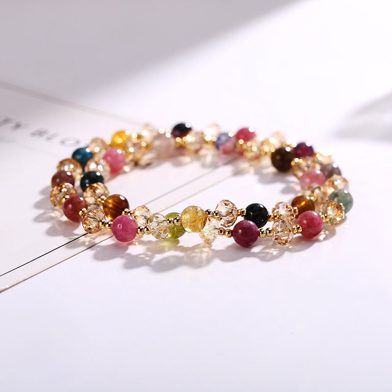 Radiant Tourmaline Sterling Silver Bracelet - Fortune's Favor Collection