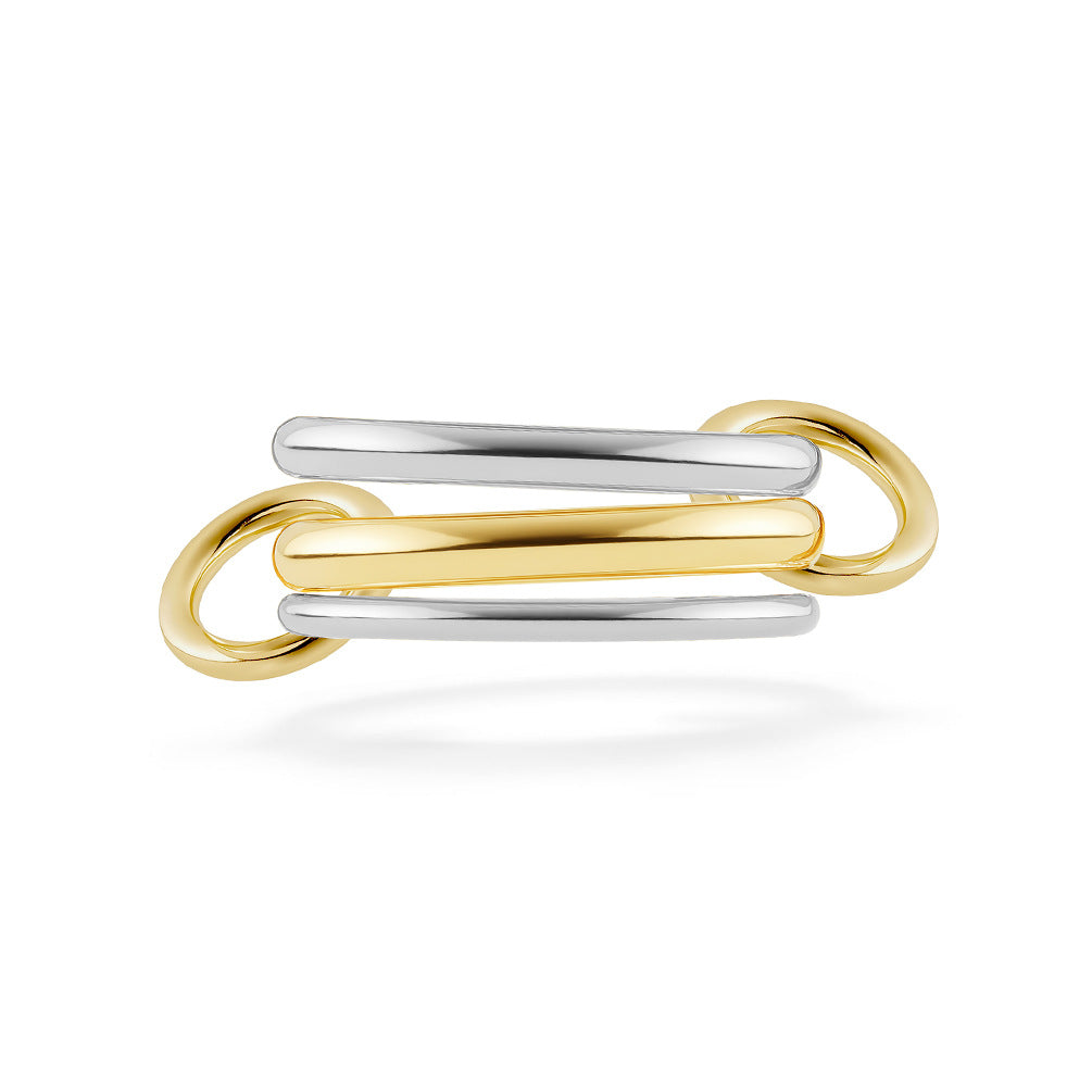 Planderful Three Layer Stacking Ring Set For Women Everyday Genie Steel Hand Jewelry