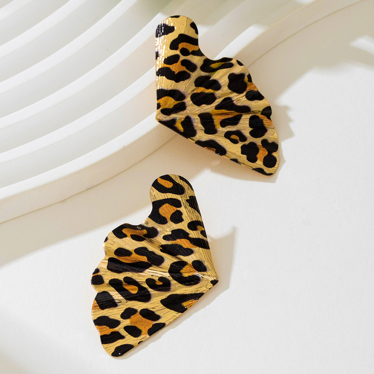 Planderful Vienna Verve Earrings – Exaggerated Ginkgo Biloba Design