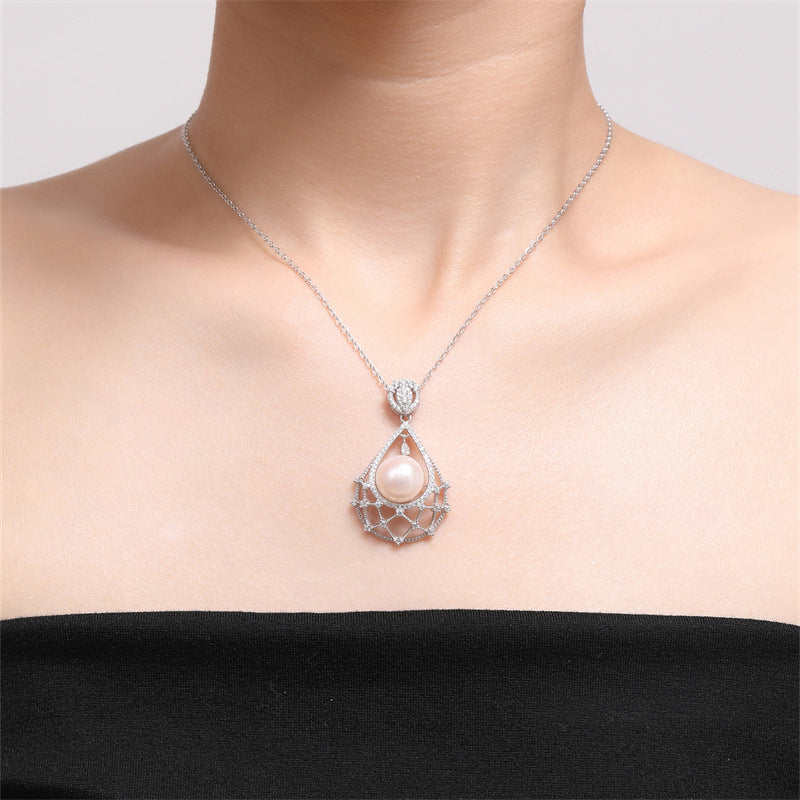 S925 Sterling Silver Freshwater Pearl Necklace