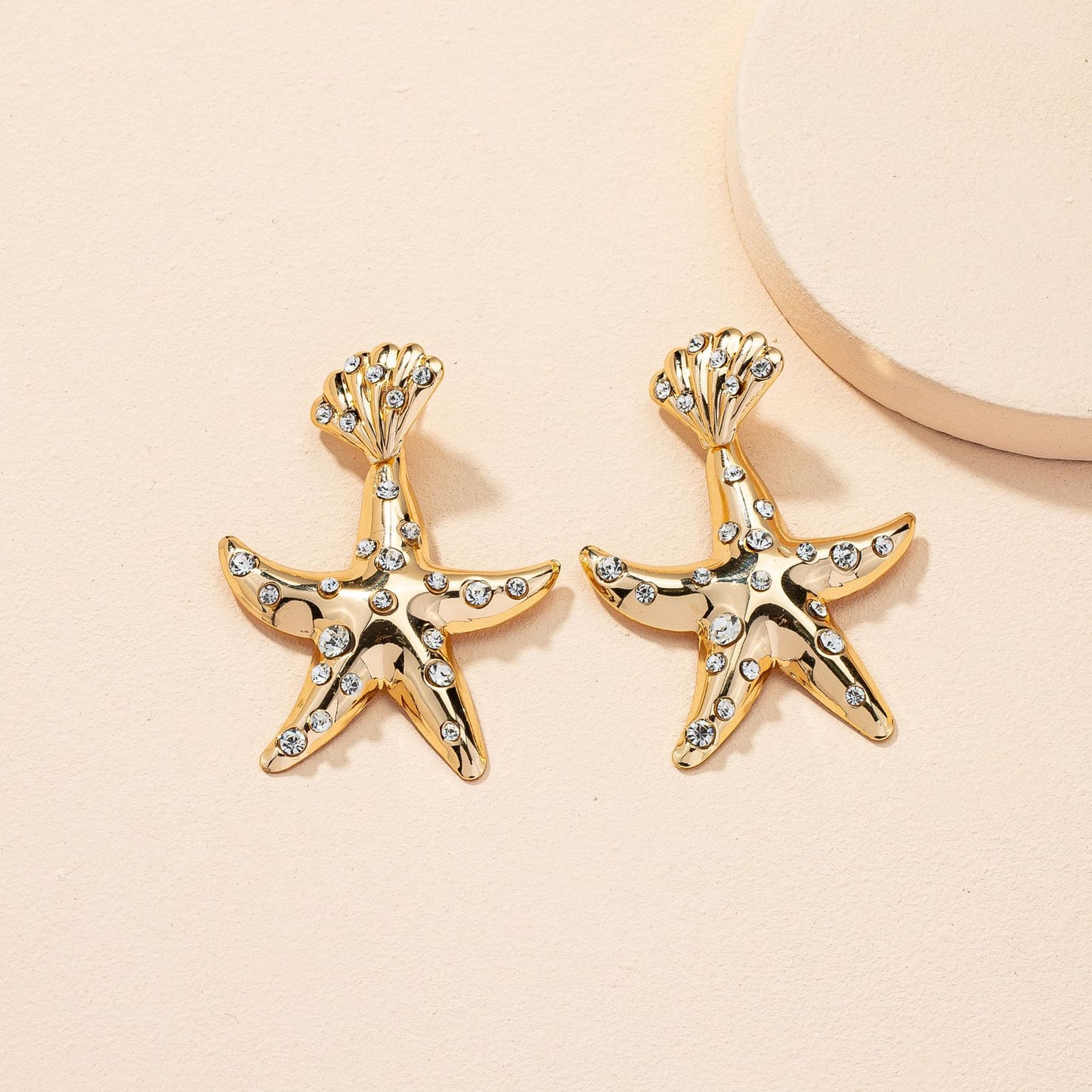 Starfish Starlet Earrings - Retro Exaggerated Fashion Jewelry for Women