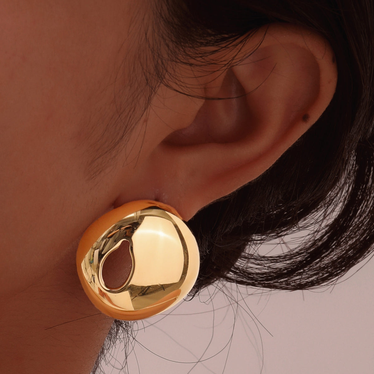 Stainless Steel Geometric Earrings