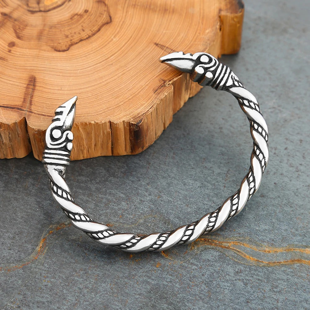Vintage Viking Stainless Steel Men's Bracelet