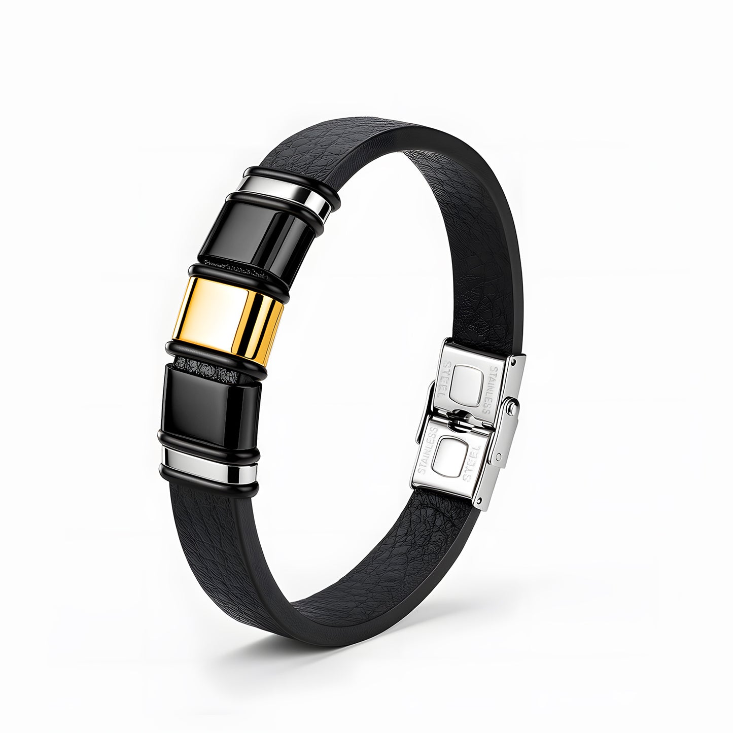 Stainless Steel Bamboo Bracelet Premium Durable Unisex Accessory By Planderful Everyday Genie
