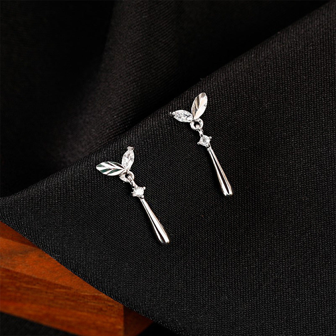 Minimalist Simple 925 Sterling Silver Women's Earrings