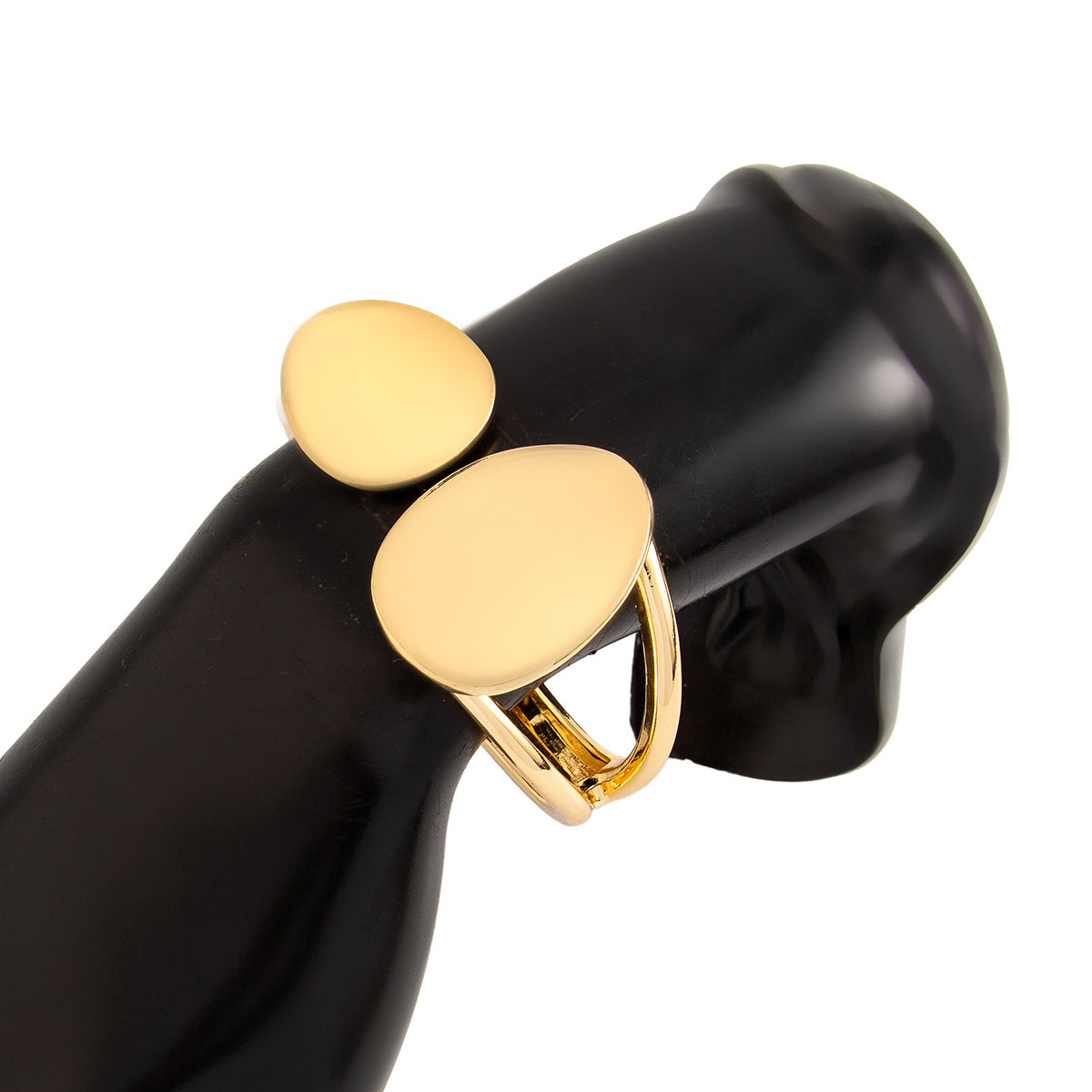 Planderful Hug Bracelet Vienna Verve Exaggerated Glossy Water Drop Opening For Bold Trendsetting Women