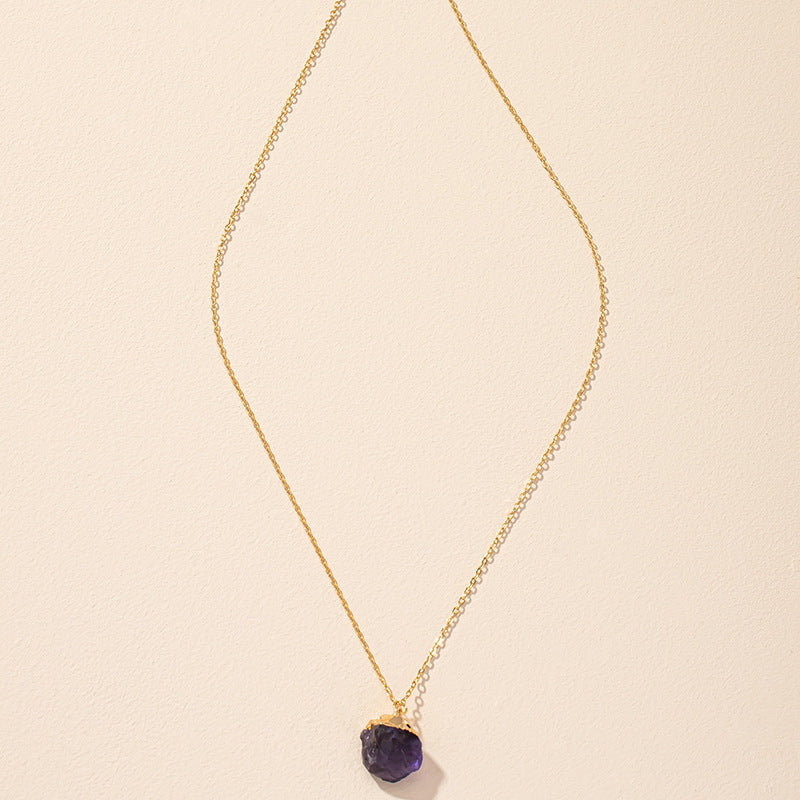 Europe & America's Trendy Crystal Necklace: Cross-Border Fashion Jewelry for O-Shaped Neck