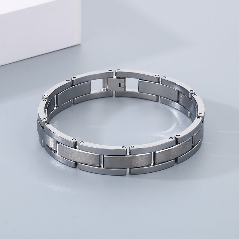 Planderful Personalized Magnetic Stone Bracelet For Men