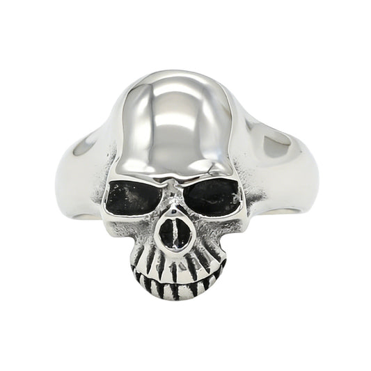 Planderful Titanium Skull Ring For Men Unisex Retro Gothic Protection Symbol Jewelry Everyday Genie Collection