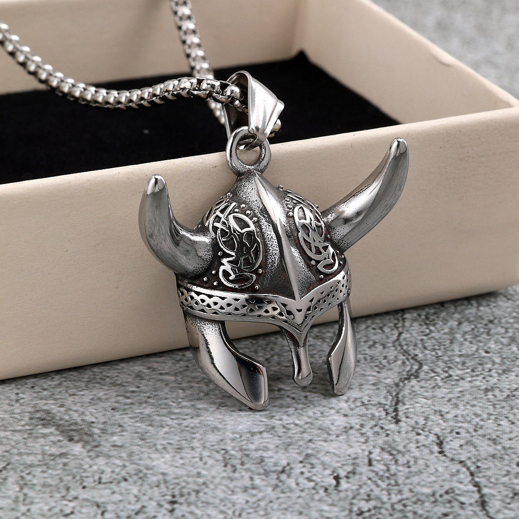 Vintage Viking Pendant Necklace