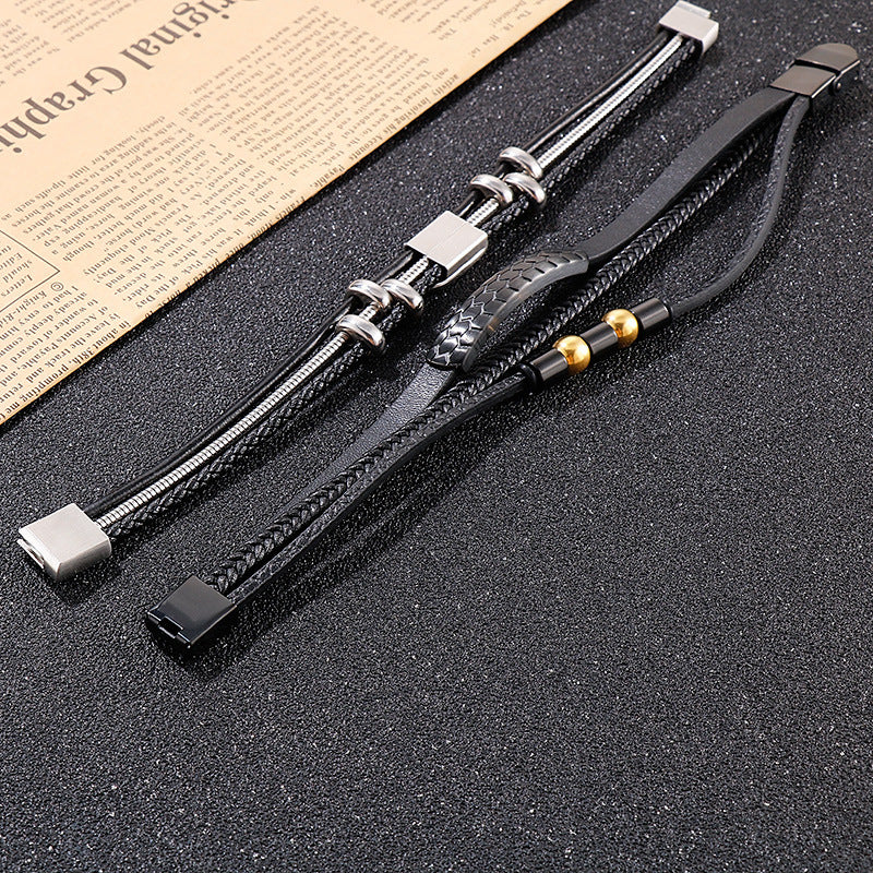 Planderful Stainless Steel Personalized Bracelets For Men