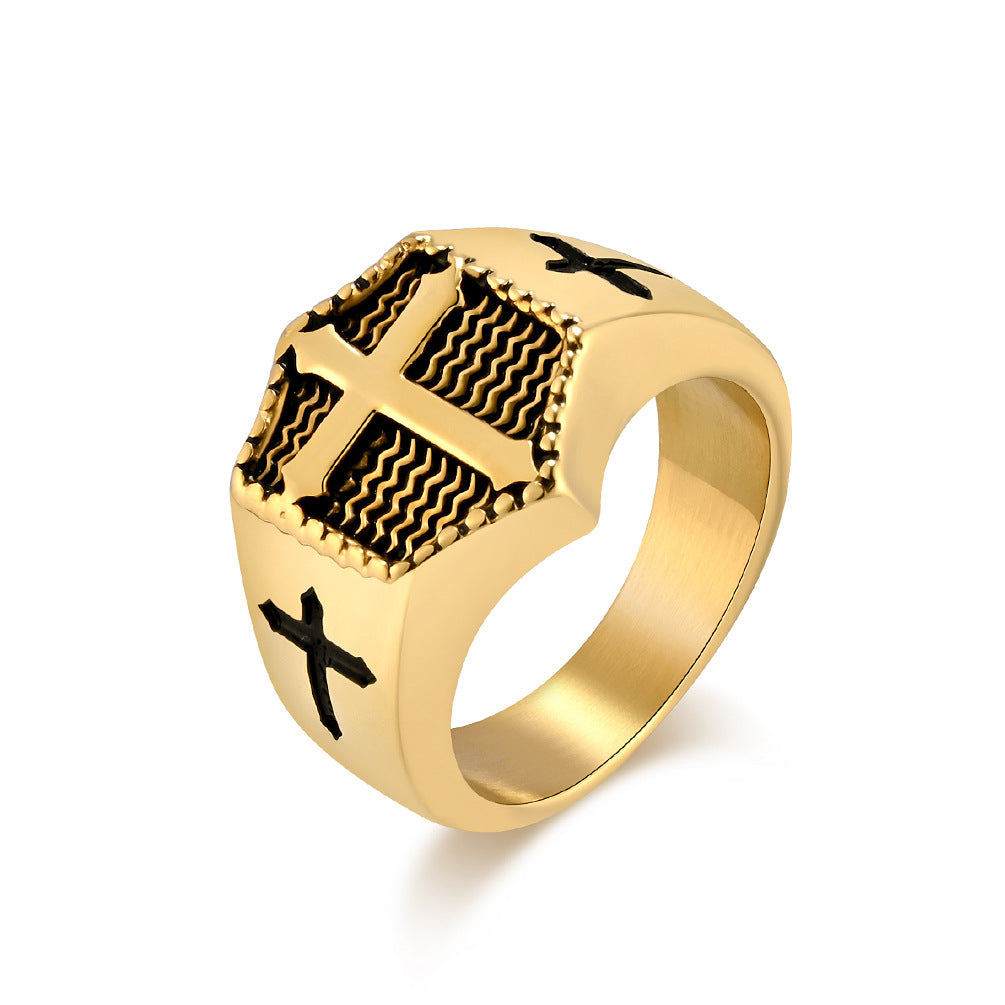Steel Ring – Vintage Men's Daily Wear