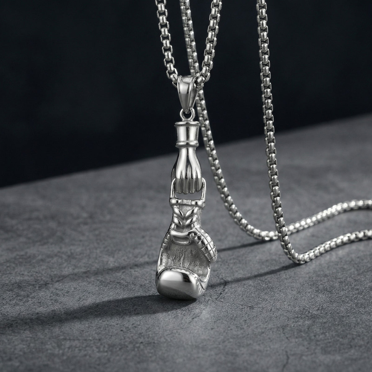 Vintage Stainless Steel Pendant