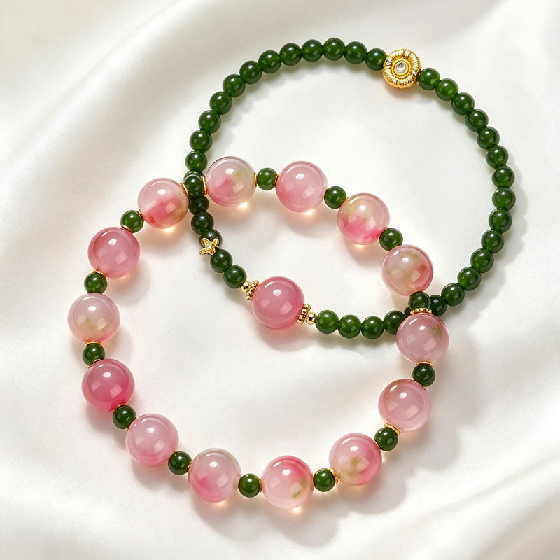 Chalcedony Layered Bracelet