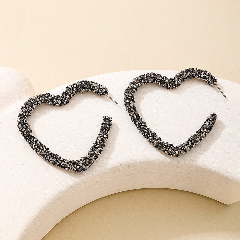 Planderful Vienna Verve Earrings – Elegant Metal Love Design