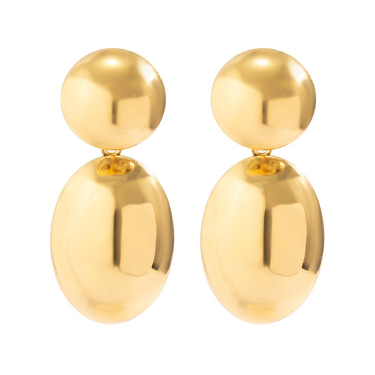 French Chic Silver Stud Earrings from Vienna Verve Collection