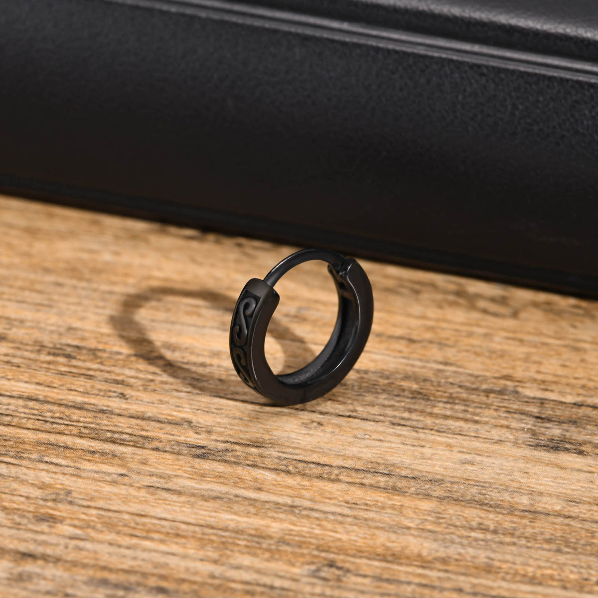 Single Earrings — Black or Silver