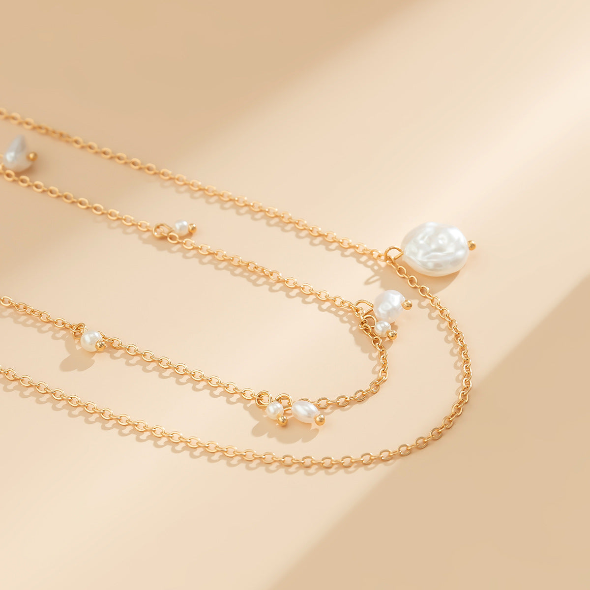 Beach Minimalist Style Imitation Pearl Corn Grain Waist Decoration and Summer Tassel Body Chain