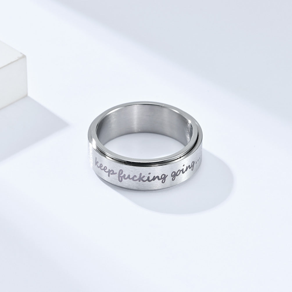 Steel Ring – Elegant Anxiety Relief