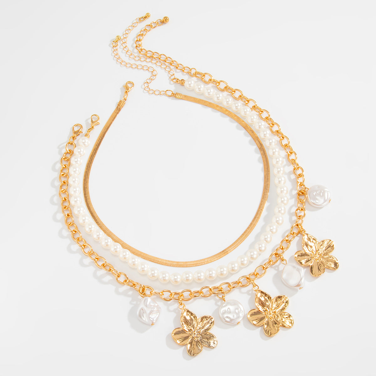 Planderful Vienna Verve Necklace – Elegant Imitation Pearl Design