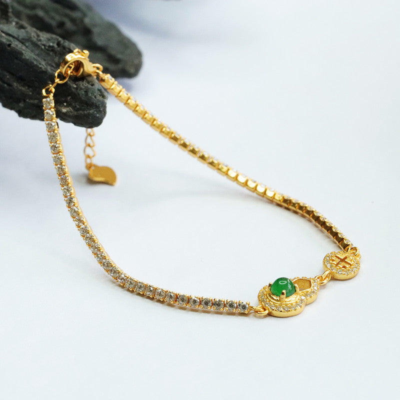 Jadeite Gourd Bracelet