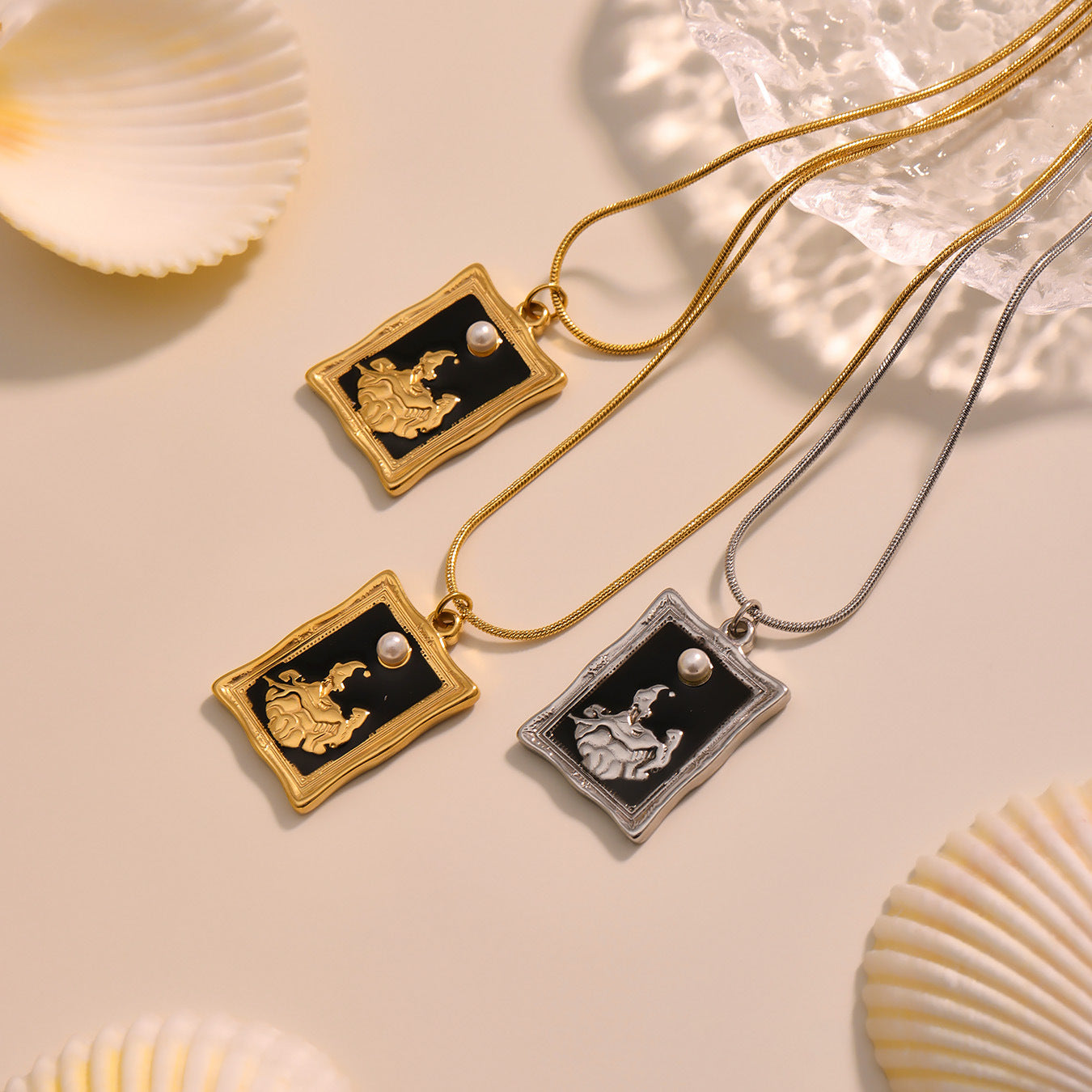 Personalized Dripping Oil Square Necklace Planderful HipHop