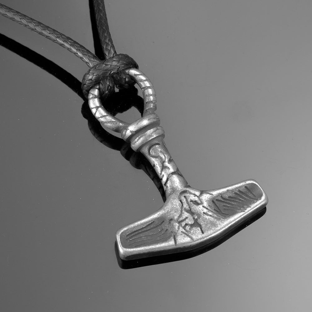 Hip-Hop European And American Neckwear Viking Pendant Necklace