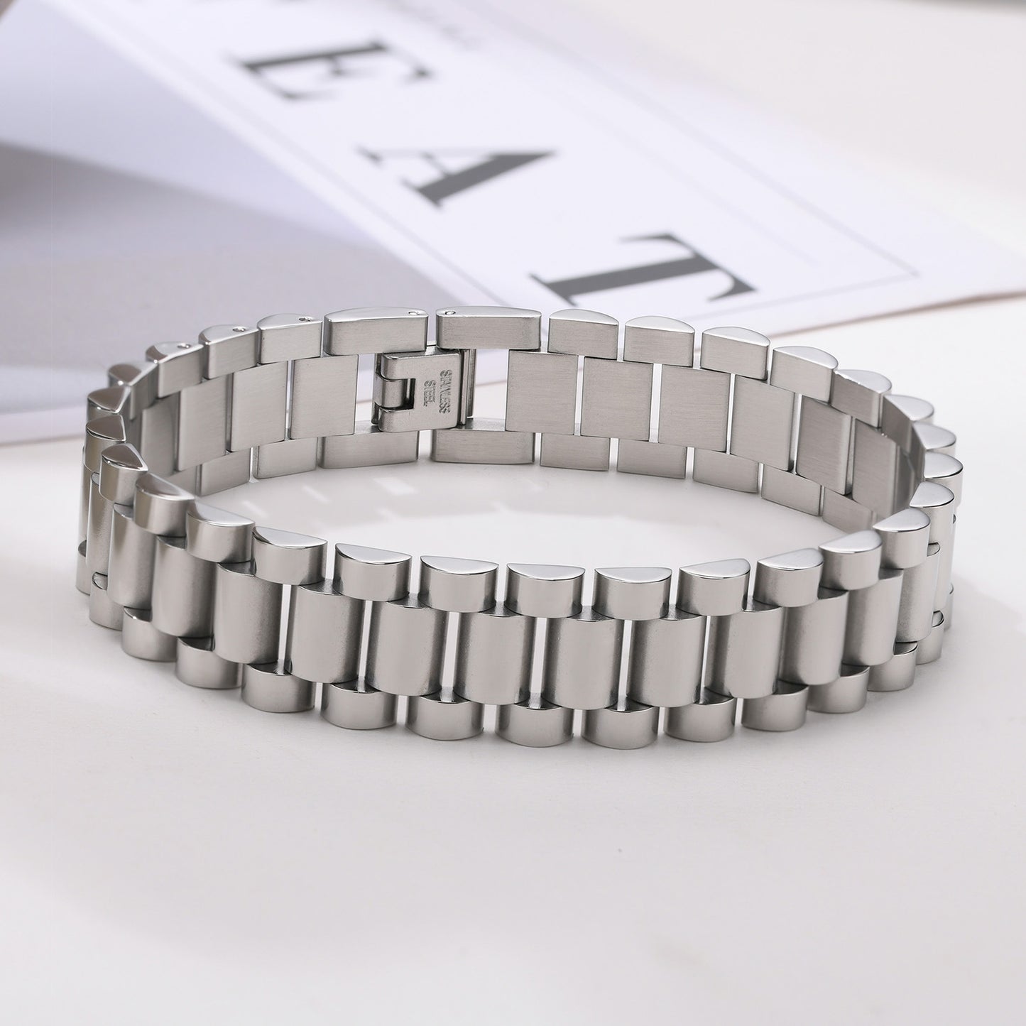 Bracelets Cross-border Accessories Titanium Steel Bracelet Men's Bracelet European and American