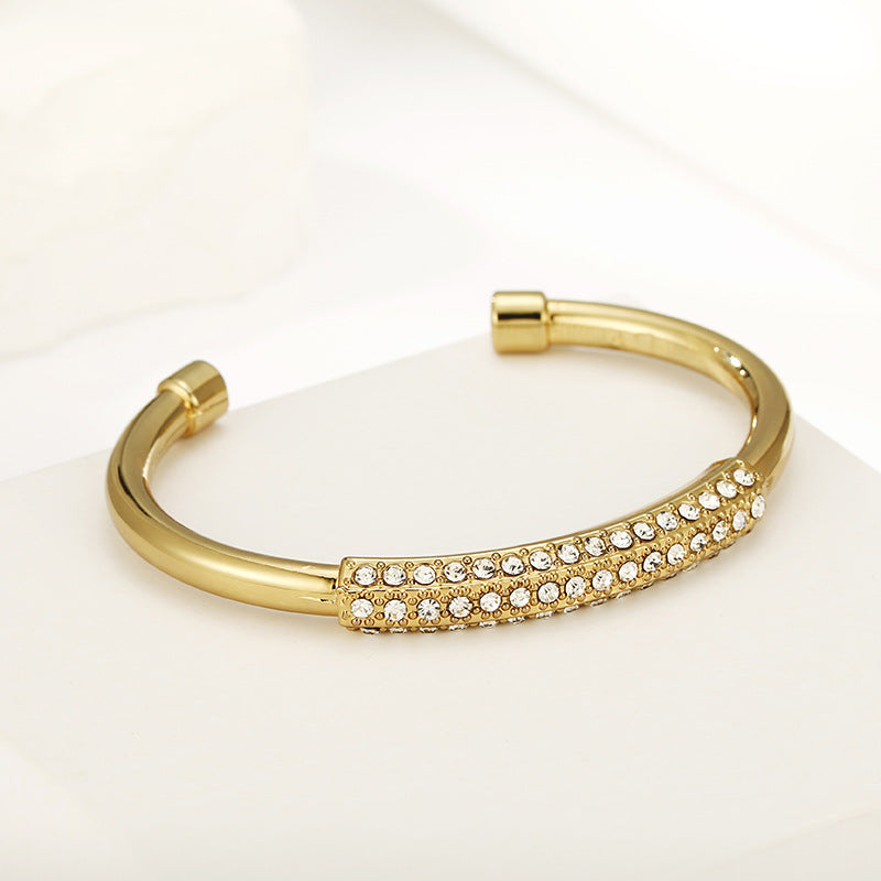 Starry Night Gold Bracelet - Elegant Zinc Alloy Jewelry from Prominent Manufacturers