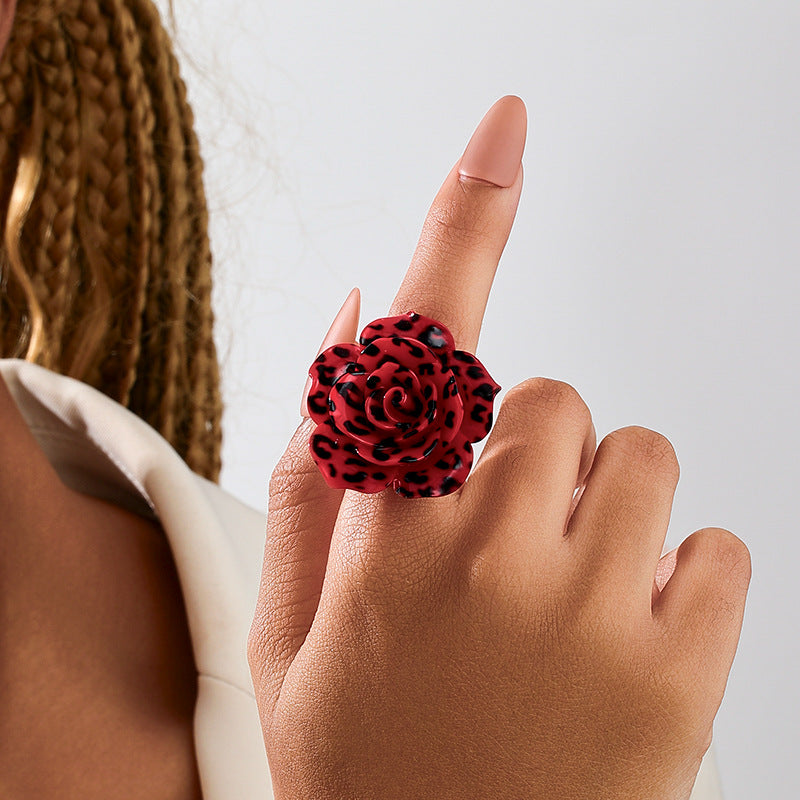 Charming Flower Gauze Lady Ring for Fashionable Women